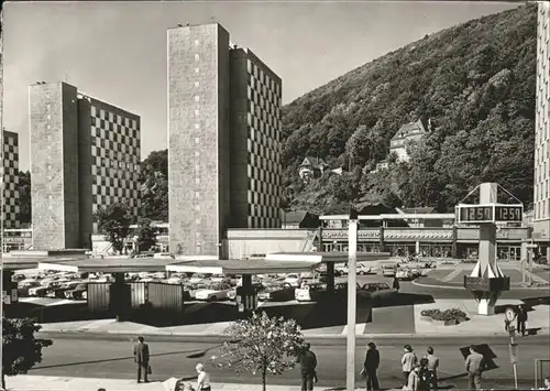 Suhl Thueringer Wald Stadtzentrum Hochhaus Kat. Suhl