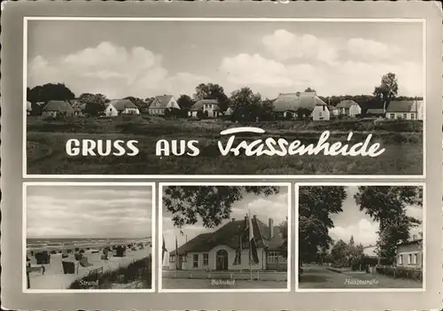 Trassenheide Usedom Panorama Strand Bahnhof Hauptstrasse Kat. Trassenheide