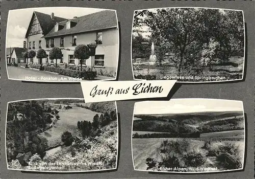 Eichen Altenkirchen Pension "Am Walde"  Hotel "Abel" Kat. Eichen