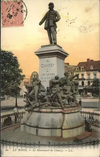 ca15575 Le Mans Sarthe Monument Chanzy Kategorie. Le Mans Alte Ansichtskarten