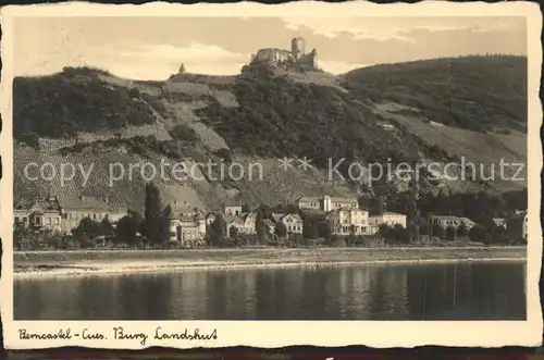 Bernkastel Kues mit Burg Landshut Kat. Bernkastel Kues