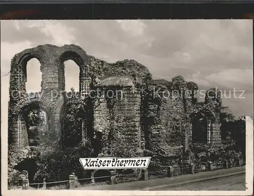 Trier Kaiserthermen Kat. Trier