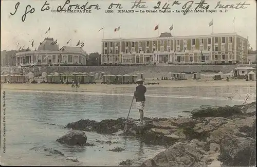 hw06584 Dinard Ille et Vilaine Bretagne Grand Casino Hotel Royal Kategorie. Dinard Alte Ansichtskarten