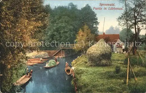 Luebbenau Spreewald Spreewaldpartie Kat. Luebbenau