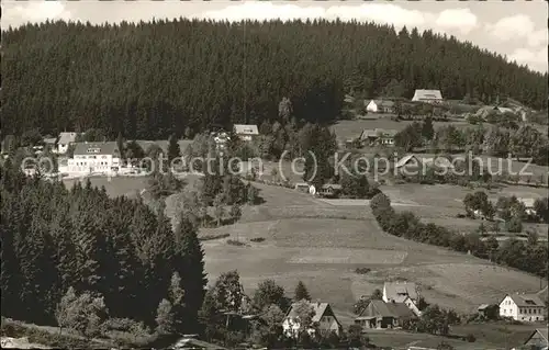 Warmensteinach Blick zum Tempelhofer Landheim Kat. Warmensteinach Fichtelgebirge