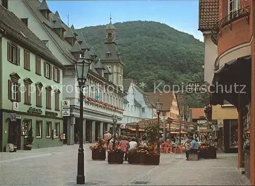 Geislingen Steige Hauptstrasse Fussgaengerzone altes Rathaus Kat. Geislingen an der Steige