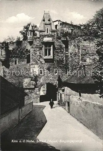 Kirn Nahe Schloss Dhaun Eingangsportal Kat. Kirn