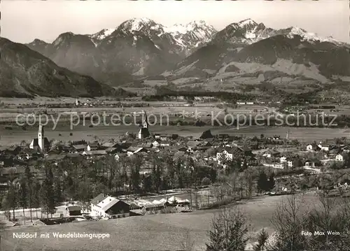 Nussdorf Inn mit Wendelsteingruppe / Nussdorf a.Inn /Rosenheim LKR