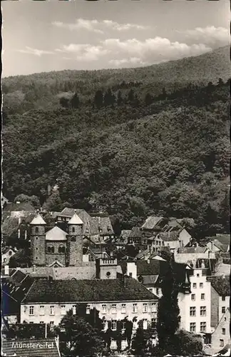 Bad Muenstereifel Stadtansicht mit Stiftskirche Kat. Bad Muenstereifel