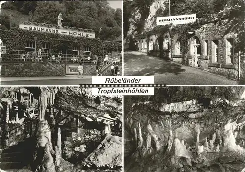 Ruebeland Harz Tropfsteinhoehlen / Elbingerode Harz /Harz LKR