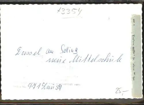 ws78207 Dassel Solling Dassel Mittelschule * Kategorie. Dassel Alte Ansichtskarten