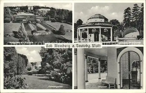 Bad Meinberg Brunnen Kurpark Palmengarten Kat. Horn Bad Meinberg