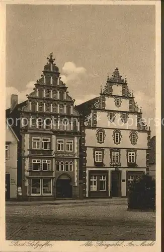 Bad Salzuflen Alte Steingiebel Markt Kat. Bad Salzuflen