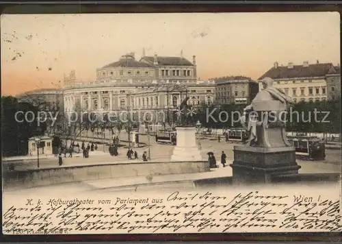 Wien KK Hofburgtheater Kat. Wien