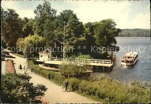 Malente Gremsmuehlen Bootssteg Kat. Malente