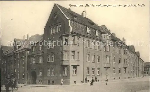 Essen Ruhr Kruppsche Meisterwohnungen Kerckhoffstrasse Kat. Essen