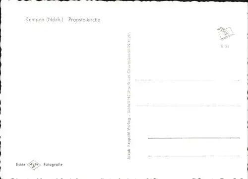 Kempen Niederrhein Probsteikirche / Kempen /Viersen LKR