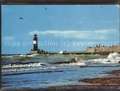 Leuchtturm Lighthouse Rostock Warnemuende  / Gebaeude /