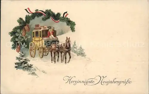 Neujahr Herzinnigste Neujahrsgruesse / Greetings /