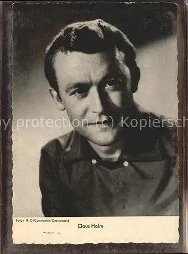 Schauspieler Claus Holm  / Kino und Film /