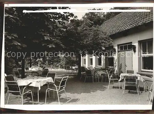 Schieder Hotel Fischanger Gartenterrasse Kat. Schieder Schwalenberg