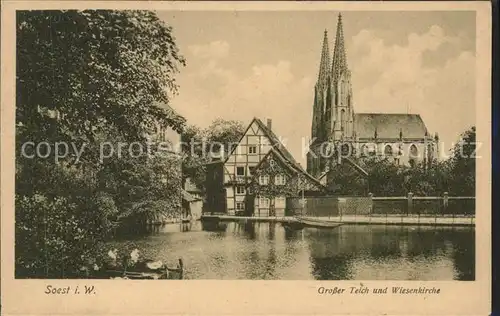 Soest Arnsberg Teich Wiesenkirche / Soest /Soest LKR