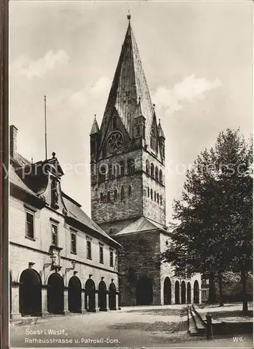 Soest Arnsberg Rathausstrasse Patrokli Dom / Soest /Soest LKR