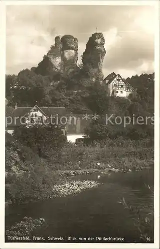 Tuechersfeld Puettlachbruecke Kat. Pottenstein