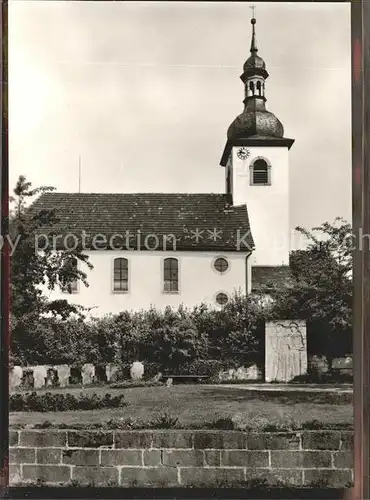 Ermershausen Unterfranken Kirche Kat. Ermershausen