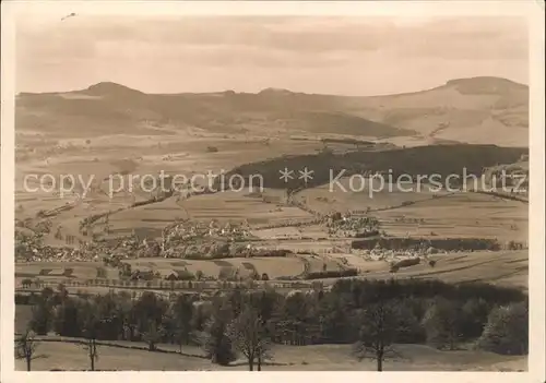 Gersfeld Rhoen Panorama / Gersfeld (Rhoen) /Fulda LKR