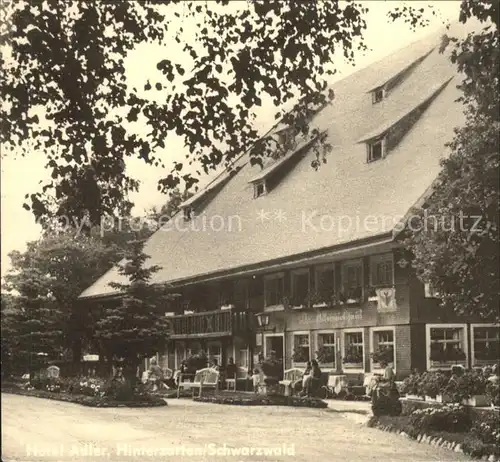 Hinterzarten Hotel Adler Kat. Hinterzarten