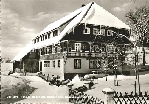 St Blasien Gasthaus Pension Schoepperle Kat. St. Blasien