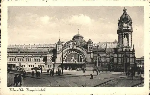 Koeln Rhein Hauptbahnhof Kat. Koeln