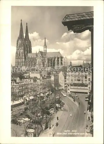 Koeln Rhein Panorama mit Dom  Kat. Koeln