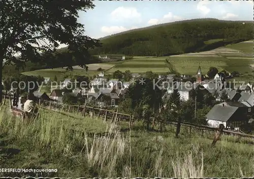 Niedersfeld Panorama Kat. Winterberg