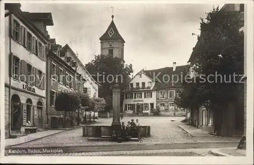 Kandern Marktplatz Kat. Kandern