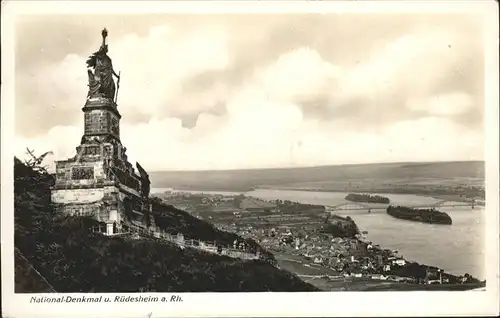 Ruedesheim Nationaldenkmal Kat. Ruedesheim am Rhein