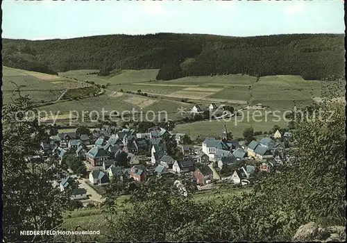 Niedersfeld Panorama Kat. Winterberg