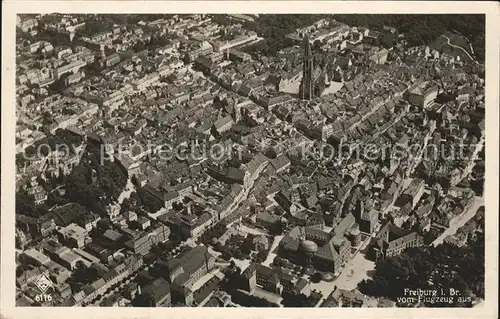 Freiburg Breisgau Fliegeraufnahme Kat. Freiburg im Breisgau