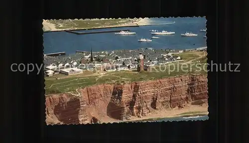 Helgoland Leuchtturm Fliegeraufnahme / Helgoland /Pinneberg LKR