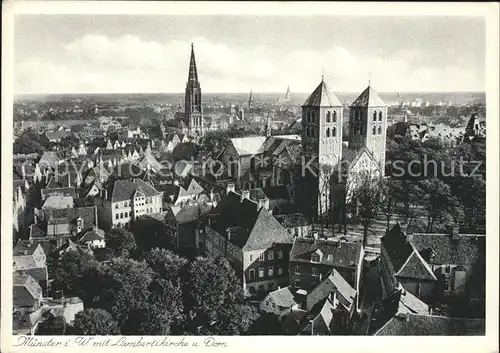 Muenster Westfalen Lambertikirche Dom Kat. Muenster