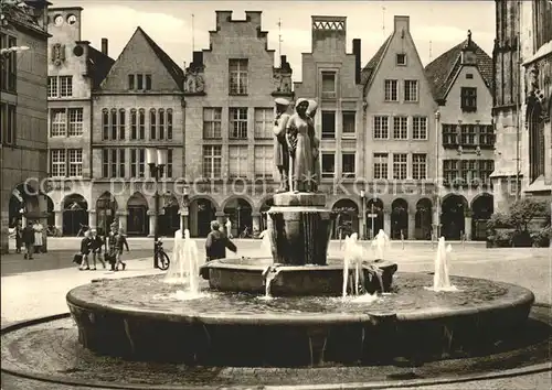 Muenster Westfalen Lambertusbrunnen Kat. Muenster