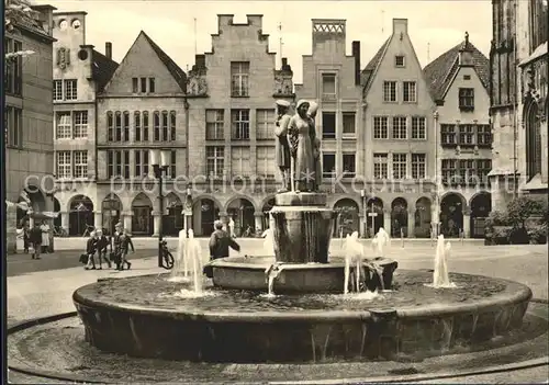 Muenster Westfalen Lambertusbrunnen Kat. Muenster