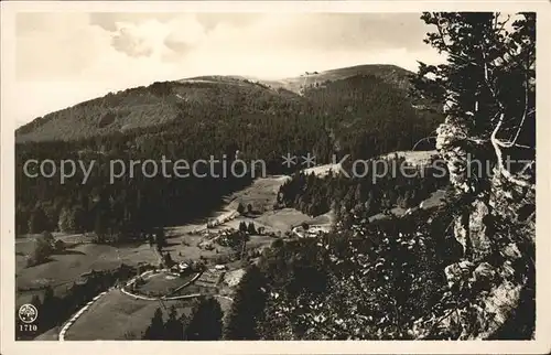 Belchen Baden Hotel Belchenhaus mit Muenstertal Kat. Neuenweg