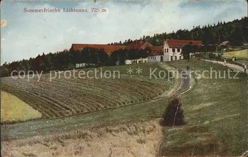 Lichtenau Oberbayern Teilansicht Kat. Weilheim i.OB