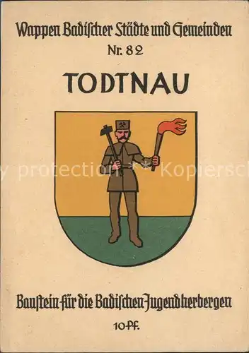 Todtnau Wappen Kat. Todtnau