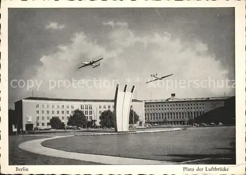 Berlin Luftbruecke Denkmal Kat. Berlin