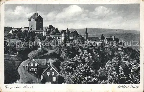 Wuppertal Bergisches Land Schloss Burg Kat. Wuppertal