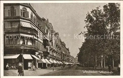 Wiesbaden Wilhelmstrasse Kat. Wiesbaden