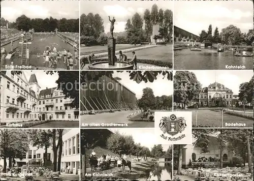 Bad Rothenfelde Wappen Kahnteich Kinderbrunnen Badehaus Gradierwerk Kat. Bad Rothenfelde